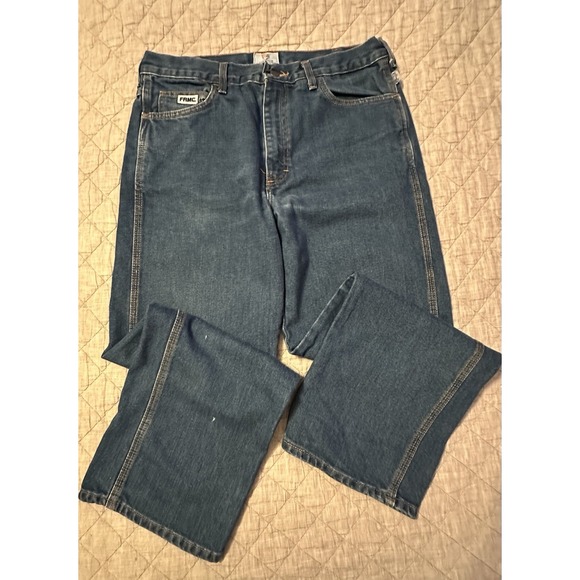 Tyndale FRMC Jeans Mens 35x30 Flame Resistant Blue Denim Cal 15 Cat 2 NFPA 2112 - Picture 3 of 12
